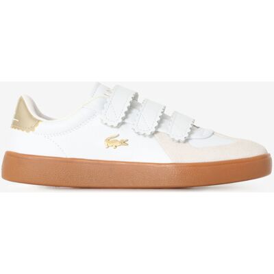 Lacoste Baseshot Strap blanc/or 41 femme - Publicité Lacoste Baseshot Strap blanc/or 41 femme - Publicité