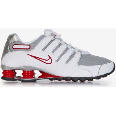 Nike Shox Nz blanc/gris/rouge 44 homme - Publicité Nike Shox Nz blanc/gris/rouge 44 homme - Publicité