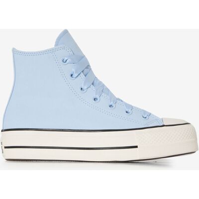Converse Chuck Taylor Lift Hi Double Lace bleu 38 femme - Publicité Converse Chuck Taylor Lift Hi Double Lace bleu 38 femme - Publicité