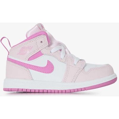 Jordan Air Jordan 1 Mid - Bébé rose/blanc 21 unisexe - Publicité Jordan Air Jordan 1 Mid - Bébé rose/blanc 21 unisexe - Publicité