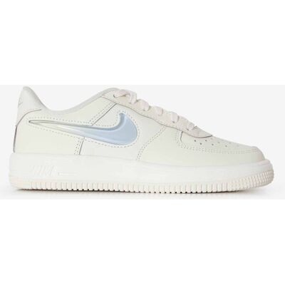 Nike Air Force 1 Low Jelly Swoosh - Enfant beige/bleu 34 unisexe - Publicité Nike Air Force 1 Low Jelly Swoosh - Enfant beige/bleu 34 unisexe - Publicité