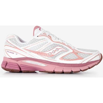 Saucony Progrid Guide 7 blanc/rose 36 femme - Publicité Saucony Progrid Guide 7 blanc/rose 36 femme - Publicité