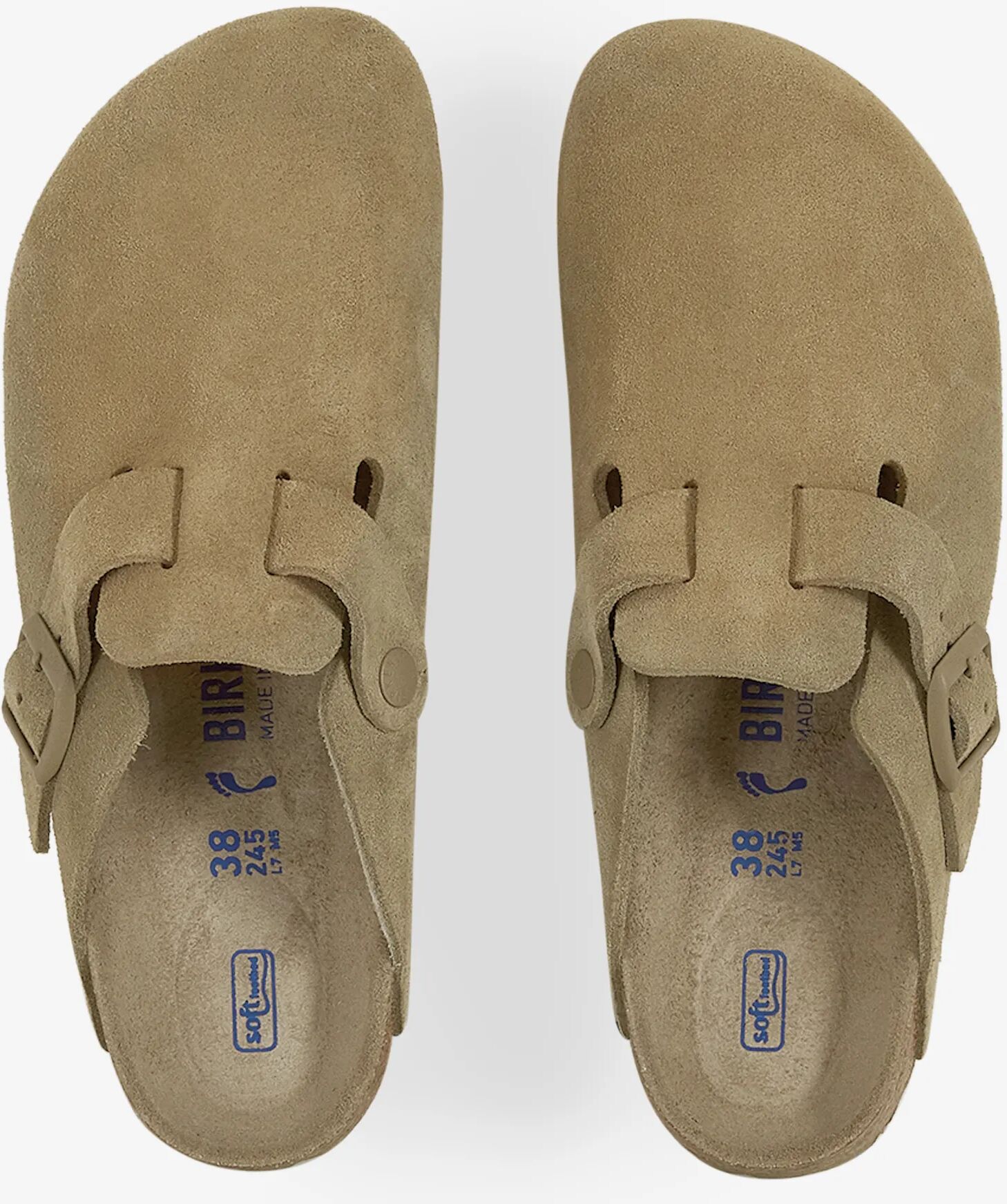 Birkenstock Boston Faded Khaki kaki 39 femme