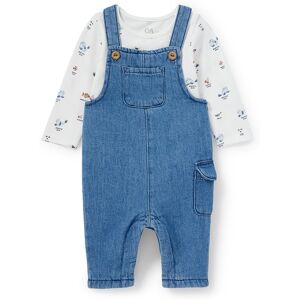 C&A Animaux de la mer-ensemble bebe-2 pieces, Bleu, Taille: 6M