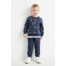 C&A Crocodile-ensemble-sweat et pantalon de jogging, Bleu, Taille: 9A