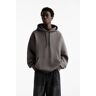 Pull&Bear Sweat À Capuche Plusieurs Couleurs Basique Gris anthracite XXS male