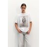 Pull&Bear T-Shirt Manches Courtes Kurt Cobain Blanc XS female