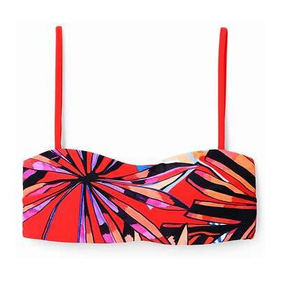Desigual Haut de bikini bandeau tropical ORANGE XL female - Publicité Desigual Haut de bikini bandeau tropical ORANGE XL female - Publicité