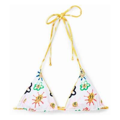 Desigual Haut de bikini triangulaire réversible YELLOW L female - Publicité Desigual Haut de bikini triangulaire réversible YELLOW L female - Publicité