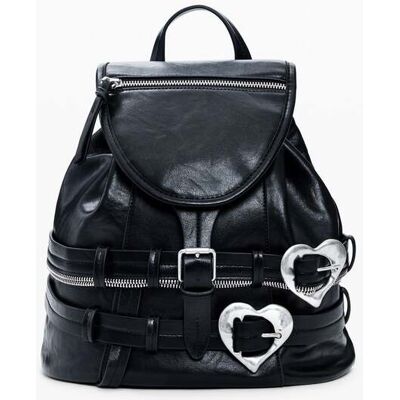 Desigual Sac à dos boucles cœurs BLACK U female - Publicité Desigual Sac à dos boucles cœurs BLACK U female - Publicité