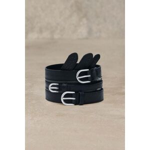 Desigual Ceinture triple ceinturon cuir studio BLACK 90 female - Publicité Desigual Ceinture triple ceinturon cuir studio BLACK 90 female - Publicité