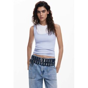 Desigual Ceinture réversible BLUE 85 female - Publicité Desigual Ceinture réversible BLUE 85 female - Publicité