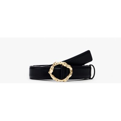 Desigual Ceinture en cuir Zalio BLACK 90 female - Publicité Desigual Ceinture en cuir Zalio BLACK 90 female - Publicité