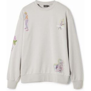 Desigual Sweat-shirt illustrations aquarelle BLACK S male - Publicité Desigual Sweat-shirt illustrations aquarelle BLACK S male - Publicité