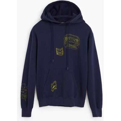 Desigual Sweat-shirt brodé tigre BLUE XL male - Publicité Desigual Sweat-shirt brodé tigre BLUE XL male - Publicité