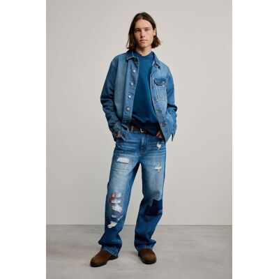 Desigual Pantalon en jean patchs BLACK 30 male - Publicité Desigual Pantalon en jean patchs BLACK 30 male - Publicité