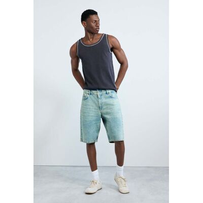 Desigual Bermuda en jean hybride BLUE 32 male - Publicité Desigual Bermuda en jean hybride BLUE 32 male - Publicité