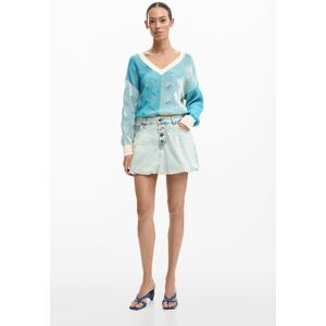 Desigual Jupe en jean courte BLUE XL female - Publicité Desigual Jupe en jean courte BLUE XL female - Publicité