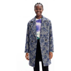 Desigual Manteau croisé chevrons BLUE S female - Publicité Desigual Manteau croisé chevrons BLUE S female - Publicité