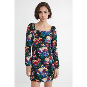 Desigual Robe courte slim décolleté carré MATERIAL FINISHES M female - Publicité Desigual Robe courte slim décolleté carré MATERIAL FINISHES M female - Publicité