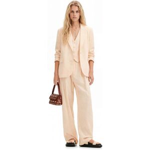 Desigual Blazer droit fleurs WHITE M female - Publicité Desigual Blazer droit fleurs WHITE M female - Publicité