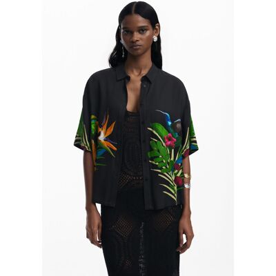 Desigual Chemise hawaïenne BLACK XL female - Publicité Desigual Chemise hawaïenne BLACK XL female - Publicité