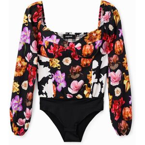 Desigual Body fleuri M. Christian Lacroix BLACK S female - Publicité Desigual Body fleuri M. Christian Lacroix BLACK S female - Publicité