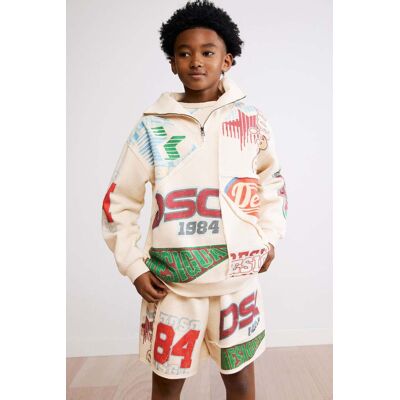 Desigual Sweat-shirt imprimé à fermeture éclair WHITE 5/6 male - Publicité Desigual Sweat-shirt imprimé à fermeture éclair WHITE 5/6 male - Publicité