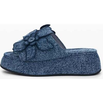 Desigual Sandale plateforme denim BLUE 36 female - Publicité Desigual Sandale plateforme denim BLUE 36 female - Publicité