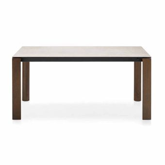 Table Ã manger extensible jusqu'Ã 310 cm en cÃramique fabriquÃe en Italie - Connubia Dorian