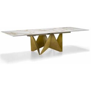 Viadurini Living Table extensible de luxe jusqu'Ã  294 cm en grÃ¨s marbrÃ© Made in Italy - Macro