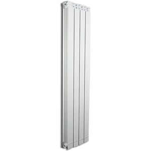 Radiateur d'ameublement Fondital en aluminium 4 elements GARDA DUAL 80 entraxe 900 mm