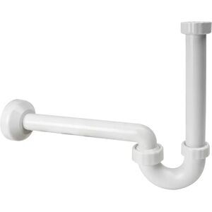 Siphon de bidet Valsir en PP blanc