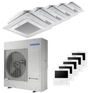 Samsung Climatiseur Windfree 4 voies penta split 9000 + 9000 + 9000 + 12000 + 12000 BTU inverter A++ unite exterieure 10,0 kW
