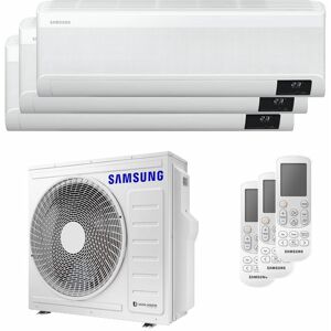 Climatiseur sans vent Samsung Avant trial split 9000 + 12000 + 12000 BTU onduleur A ++ wifi unite exterieure 6,8 kW