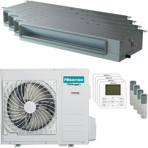 Climatiseur Hisense Gainable ADT quad split 9000+9000+9000+12000 BTU inverter A++ unite exterieure 8 kW