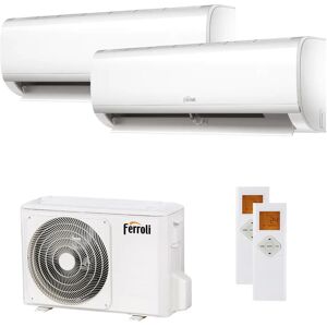 Ferroli Diamant Plus M climatiseur double split 7000+7000 BTU onduleur A+ wifi externe 4 kW