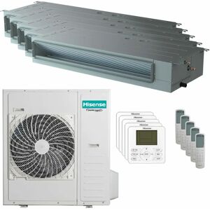 Climatiseur Hisense Gainable ADT penta split 9000+9000+9000+9000+18000 BTU unite exterieure inverter 12,5 kW