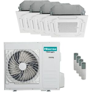 Climatiseur Hisense Cassette ACT quadri split 12000+12000+12000+18000 BTU inverter A++ unite exterieure 10 kW