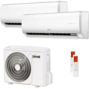 Climatiseur Ferroli Ambra dual split 12000+12000 BTU inverter A+ wifi unite exterieure 6.2 kW