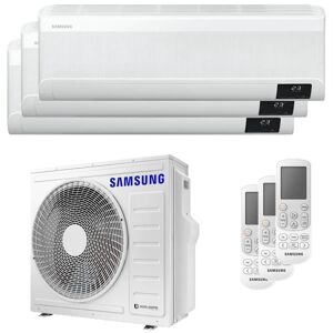 Samsung Climatiseur sans vent Samsung Avant trial split 9000 + 12000 + 12000 BTU onduleur A ++ wifi unité extérieure 6,8 kW - Publicité