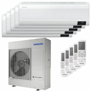 Samsung Climatiseur sans vent Samsung Avant penta split 9000 + 9000 + 9000 + 12000 + 12000 BTU onduleur A ++ unité extérieure wifi 10,0 kW - Publicité