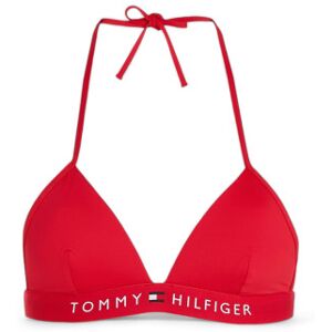 Tommy Hilfiger pour femme. UW0UW04109 Top de bikini rouge rembourré (L), Beachwear, Durable, Nylon recyclé - Publicité Tommy Hilfiger pour femme. UW0UW04109 Top de bikini rouge rembourré (L), Beachwear, Durable, Nylon recyclé - Publicité