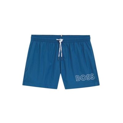 Boss pour homme. 50469280 Maillot de bain avec bande bleue et contour bleu (L), Beachwear, Polyamide - Publicité Boss pour homme. 50469280 Maillot de bain avec bande bleue et contour bleu (L), Beachwear, Polyamide - Publicité