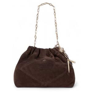 BA&SH; pour femme. 2H25MJTS Sac en cuir chocolat June (OSFA), Marron, Casuel - Publicité BA&SH; pour femme. 2H25MJTS Sac en cuir chocolat June (OSFA), Marron, Casuel - Publicité