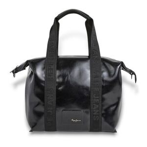 Pepe Jeans pour femme. PL0300009 Sac Chelsea Glossy noir (OSFA), Casuel, Polyuréthane - Publicité Pepe Jeans pour femme. PL0300009 Sac Chelsea Glossy noir (OSFA), Casuel, Polyuréthane - Publicité