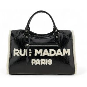 RUE MADAM PARIS pour femme. 1494 Shine Tote noir (OSFA), Casuel, Polyuréthane - Publicité RUE MADAM PARIS pour femme. 1494 Shine Tote noir (OSFA), Casuel, Polyuréthane - Publicité