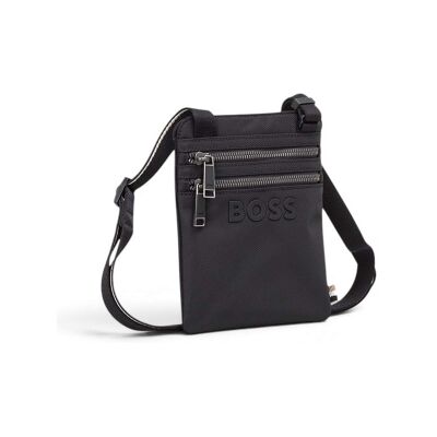 Boss pour homme. 50567761 Sac Catch 3.0 Zip noir (OSFA), Casuel, Polister recyclé - Publicité Boss pour homme. 50567761 Sac Catch 3.0 Zip noir (OSFA), Casuel, Polister recyclé - Publicité