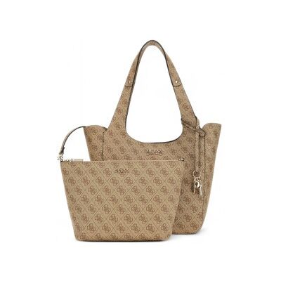 Guess pour femme. HWSG7334220 Sac Calista 2in1 beige (OSFA), Casuel, Polyuréthane - Publicité Guess pour femme. HWSG7334220 Sac Calista 2in1 beige (OSFA), Casuel, Polyuréthane - Publicité