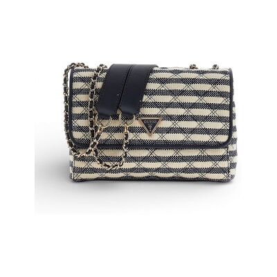Guess pour femme. HWAG9673200 Sac Giully beige, marine (OSFA), Casuel, Polyester - Publicité Guess pour femme. HWAG9673200 Sac Giully beige, marine (OSFA), Casuel, Polyester - Publicité